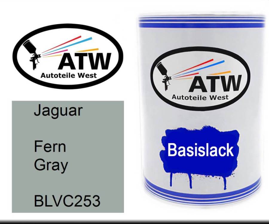 Jaguar, Fern Gray, BLVC253: 500ml Lackdose, von ATW Autoteile West.